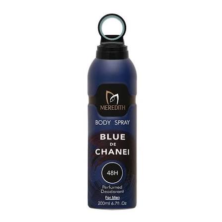 اسپری بدن مردانه مردیت مدل بلو شنل حجم 200 میلی لیتر|Meredith Bleu de Chanel